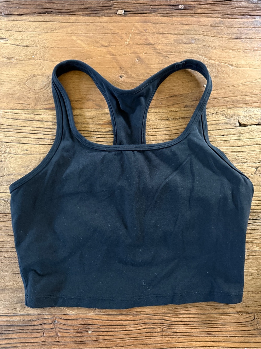 CRZ Yoga Black Racerback Crop Tank Top - Women Intimates & Sleepwear